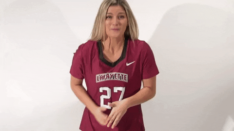 Womens Lacrosse Roll Pards GIF by Lafayette Leopards