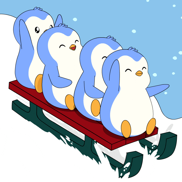 Fun Sliding GIF by Pudgy Penguins