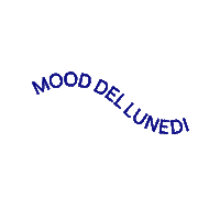 Blue Monday Mood Sticker