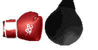 Boost-Fitness-Center boxing box boost punching bag Sticker
