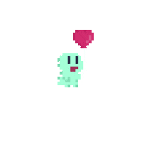 Happy Pixel Sticker