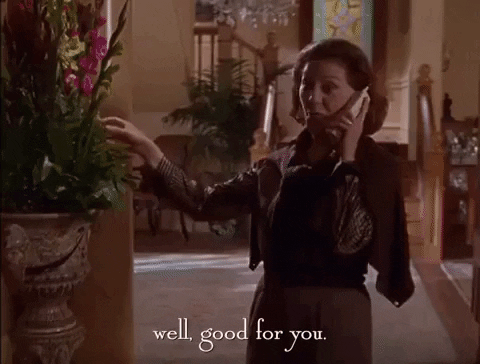sarcastic season 2 GIF by Gilmore Girls 