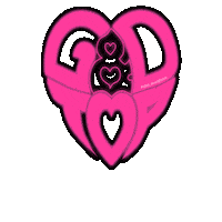 chel_seunghyun love heart pink top Sticker