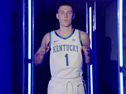 College Basketball GIF by Kentucky Men’s Basketball. #BuiltDifferent