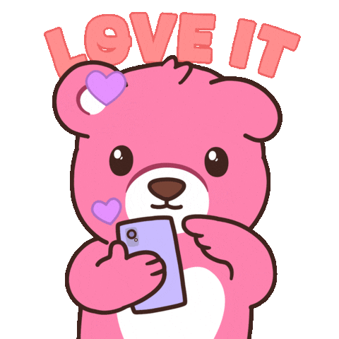 Love It Hearts Sticker by BEARISH