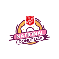 Donuts National Donut Day Sticker by The Salvation Army
