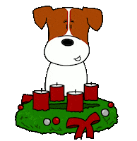 Dog Burn Sticker