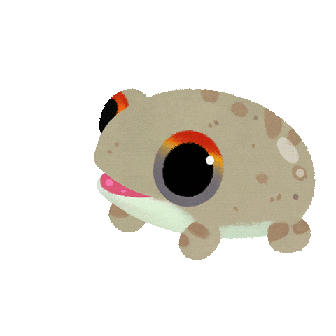 Tree Frog Sticker by pikaole