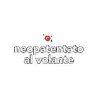 guidoio autoscuola volante guidare neopatentato Sticker