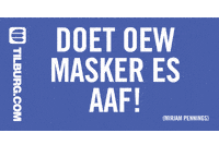 Carnaval Masker Sticker by Tilburg.com