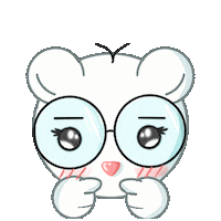 Polar Bear Thank You Sticker