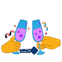 New Year Drinking Sticker by MNC Kapital Indonesia