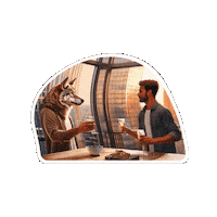 Wolffkraftwolf london wolf wolves ldf Sticker