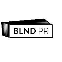 blndpr public relations agency blnd blndpr blnd pr Sticker