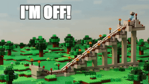 flying i'm off GIF by LEGO