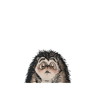 Hedgehog Neil Sticker