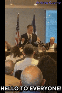 New York Hello GIF by Andrew Cuomo