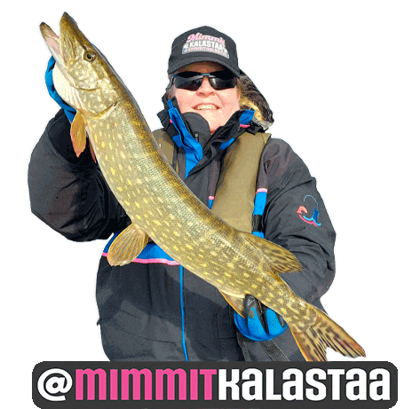 Fishing Pike Sticker by Suomen Vapaa-ajankalastajat