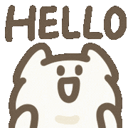 buymochi_w cute hello hi mochi Sticker
