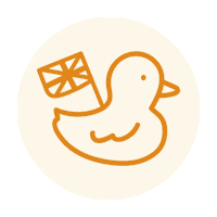 Duckling Sticker by Rendena Holidays