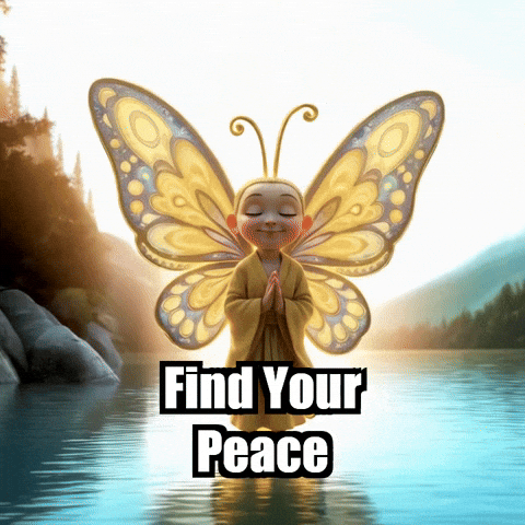 Inner Peace Wisdom GIF by BuddhaFlyJourney