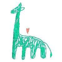 Jmercede love heart artist doodle Sticker