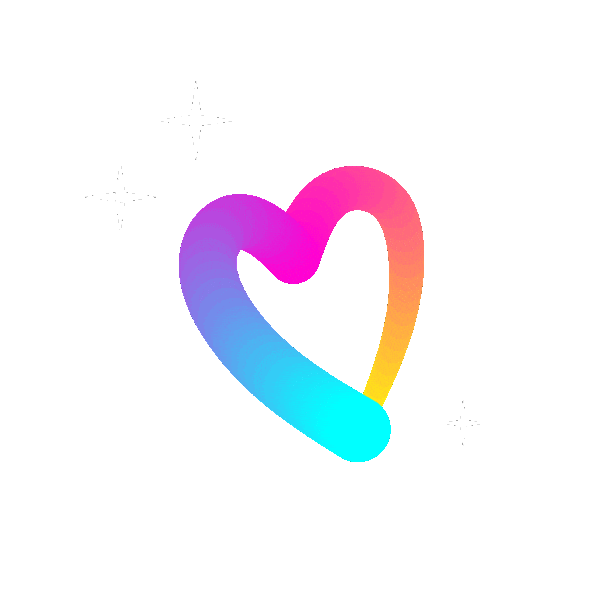 Love You Heart Sticker by COSMOS LAC