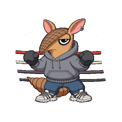 Bored Boxing Sticker by Chillo Dillo