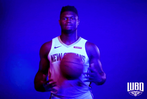 Zion Williamson Nba GIF by New Orleans Pelicans