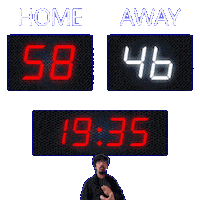 46 Away Sticker