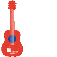 New York City Guitar Sticker by Northwell Health