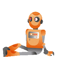 Pixup ai robot artificial intelligence ki Sticker