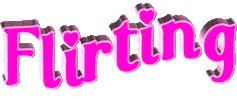 Flirting Sticker by GIPHY Text