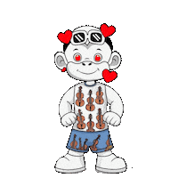 Violin Instrument Sticker by Zhot