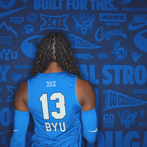 Ncaa Volleyball Go Cougs GIF by BYU Cougars