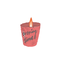 Katrinaaass coffee candle croissant pillows Sticker