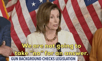 news nancy pelosi gun control gun violence bipartisan background checks act of 2019 GIF