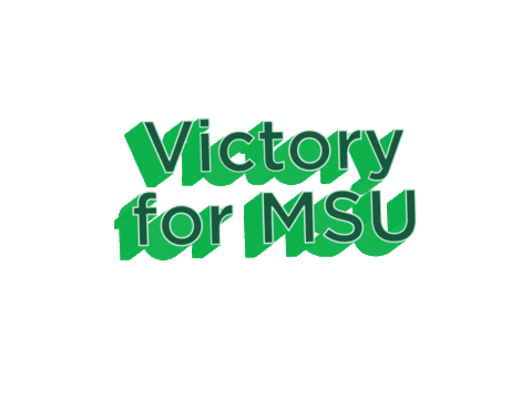 msu go green Sticker by Michigan State University