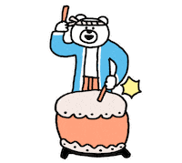 Festival Japan Sticker by takadabear