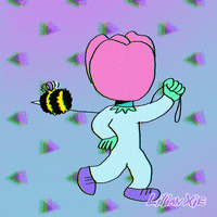 Flower 90S GIF by Lillian Xie