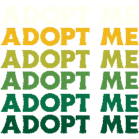 Adopt A Dog Sticker by Big Paws of the Ozarks