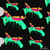 acid psychedelic art GIF by Grande Dame