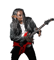eatrotten guitar metal shredding feedyourfreak Sticker