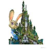 Disney Rabbit Sticker by Hong Kong Disneyland