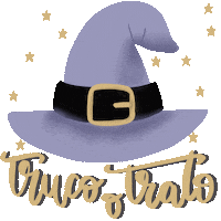 Trick Or Treat Halloween Sticker