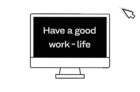 Computer Working Sticker by 52works(오이웍스)