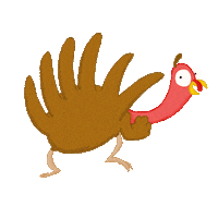 Thanksgiving Day Sticker by ToonTownClown