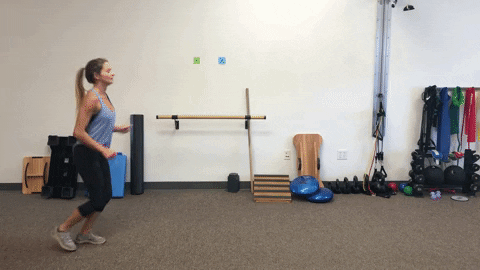 therapydia giphyupload crossfit butt kicks crossfit warmup GIF