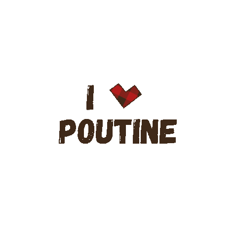 Food Frites Sticker by POUTINEBROS