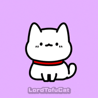I Am Broke White Cat GIF by Lord Tofu Animation